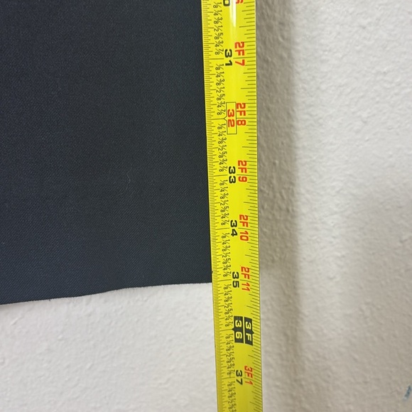 J. Crew Suiting Black Sheath Dress Ruffle Neck Wool Blend size 0 - Picture 8 of 12